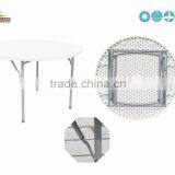 4ft Plastic Round Folding Wedding Table thumbnail-3