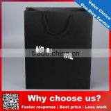 Boutique Black Paper Shopper Bag