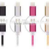 2016 New High Quality Micro Braided Usb Data Cable for Iphone/samsung thumbnail-1
