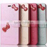 Nice Design Hello Kitty Wallet Leather Case For IPhone 5/5s thumbnail-5