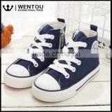 Children High-Top Lace Up Zipper Kids Canvas Sneaker thumbnail-3
