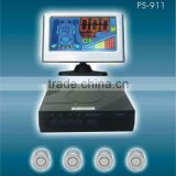 colorful background LCD voice alart display parking sensor system