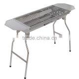 Stainless Steel Outdoor Barbecue Grill With Barbecue Grill Table thumbnail-3