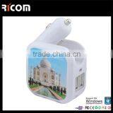 Patented 2.1A ac and dc Charger Adapter,Home Car Universal Charger,2 in 1 Portable Charger for Car & Home -UC311-Shenzhen Ricom