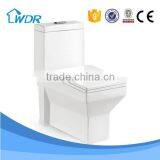 Restaurant Ceramic Building Material Sanitary Ware One Piece Toilet Square thumbnail-1