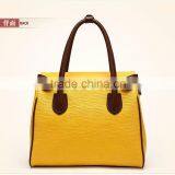 2016 Fashion Novelty PU Tote Bag for Women Shopping Leather Daily Bag thumbnail-4