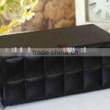 Hot Sale Leather Fancy Tissue Box PU Cheap Napkin Box thumbnail-2