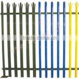 Colorful decorative metal fence panels