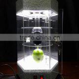 Durable Articles Promotion Bespoke Top Level Acrylic Modern Display With LED Lock thumbnail-2