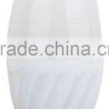 E27 3w 4w Led Candle Light With White Plastic Aluminum House