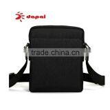Twill Leather Mens Business Bag Black Fashion Shoulder Bag thumbnail-4