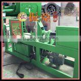 Tire recycling machine double hook tire debeader