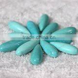Hot Sale Blue Turquoise, Gemstone Pear Cabochons for Jewelry Setting thumbnail-2