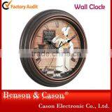 12 Inch Plastic Wall Clock Classic Clock thumbnail-1