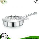 Stainless Steel Classic Induction Cookware Fry Pan With Lid