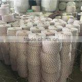 Cheapest PP Polypropylene Warning Rope For Sale White With Red And Blue Tracer thumbnail-4