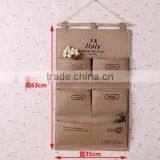 Over the Door Magazine Storage Pockets, Wall Door Closet Hanging Storage Bag Organizer thumbnail-5