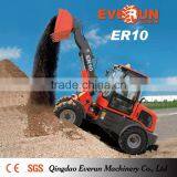 Everun Brand 1.0 Ton Small Wheel Loader Zl-10 With Floating Function thumbnail-2
