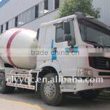 HOWO 6x4 Mobile Concrete Mixer, Tanker Truck Dimension, Chinese Cement Mixer for Sale thumbnail-1