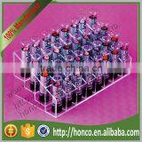Newest Clear Colour 4 Tiers 32 Bins Acrylic Display Rack for Lipstick Cosmetics thumbnail-4