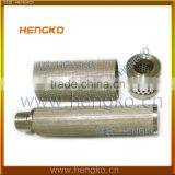 2 Microns to 300 um Sintered 304 Stainless Steel Wire Mesh Filter Tube thumbnail-6