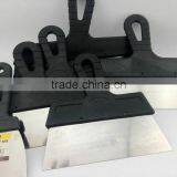 Different Size Stainless Steel Plastic Spatula Paint Tools Knife Set Scraper Wall Plastering Tools Manure Scraper With Free Sam thumbnail-2