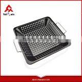 Camping Time Non-stick Charcoal BBQ Grill Roasting Pan BBQ Pan thumbnail-1