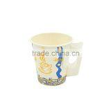 9OZ Special Printed Customized Handle Paper Coffee Cup thumbnail-3