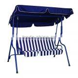 264003 Cheap Outdoor Garden Patio Steel Fabric 3 Seater Swings Chairs thumbnail-2