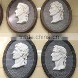 Modern Marble Human Head Relief Carving Sculpture thumbnail-3