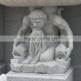Russian Style Granite Wall Fountain With Figure Statue thumbnail-3