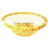 Hand Woven Aluminum Table Basket thumbnail-1