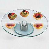 Festival Glass Turning Cake Plate Wholesale thumbnail-1