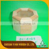 Light Weight Solid Wood Box With Black Painting and Slide Lid thumbnail-3