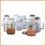 High Quality Hot Sales Embossed Mason Jar thumbnail-1