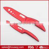 4"+6" Ceramic Knife With Metallic Paint Handle Kitchen Knife Set & Knife Plastic Sleeve thumbnail-2