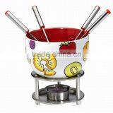 Amazon Hotsale Ceramic Bowl Melting Cheese Chocolate Multi-Purpose Fondue thumbnail-2