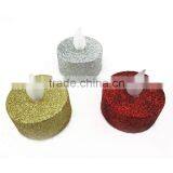 X-mas Battery Operated Led Candle Tea Light Golden Red Silver thumbnail-1