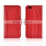 Fashion Crocodile Pattern Leather Flip Mobile Phone Case,genuine Leather Case for IPhone 6 6Plus thumbnail-3