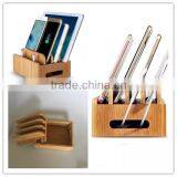 Personalized Desktop Mobile Phone Charging Bracket, Creative Wooden Storage Box thumbnail-4