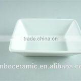 White Ceramic Casserole Dish With Lid, Small White Baking Dish Rectangular Shaped Serving Dishes thumbnail-2