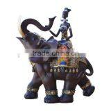 Table Decorations Resin Fabric African Lady on Elephant Gifts thumbnail-1