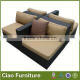 Outdoor Aluminium Furniture Cheap New Design Living Room Sofa Set Olyester Rattan thumbnail-1