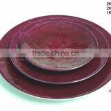 Cast Aluminum Platel With Enamel, Also Available in Food Safe Enamel and Metal