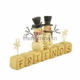 Custom Snow Man Best Friends Gifts Christmas Decoration thumbnail-2