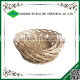 Sets Decorative Disposable Wicker Round Basket Tray thumbnail-2