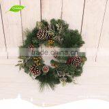 GNW CHWR-1605043 China Pine Cones Christmas Wreath for Indoor Ornament thumbnail-2