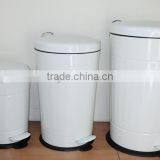 Milk White Trash Can for Decoration thumbnail-1