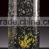 Yellow Smoke Flower Polished Glass Pillar For Office Decoration thumbnail-1