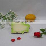 Ceramic Leaf Snack Dish and Tray thumbnail-1